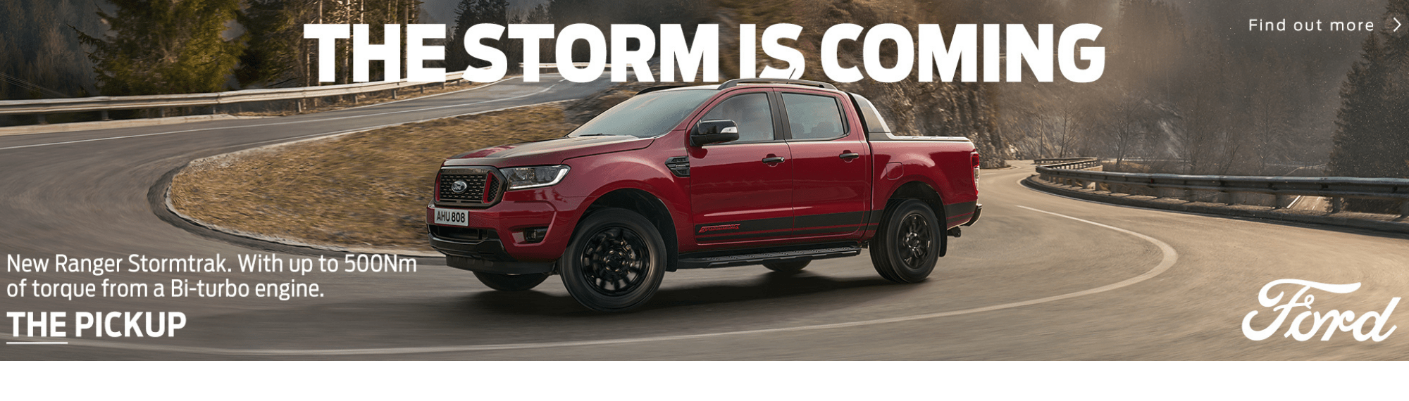 New Ford Ranger Stormtrak Image