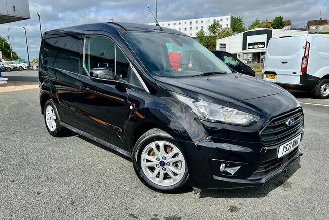 Ford TRANSIT CONNECT LIMITED SPEC WITH 3 SEATS 120PS BLACK IN COLOUR