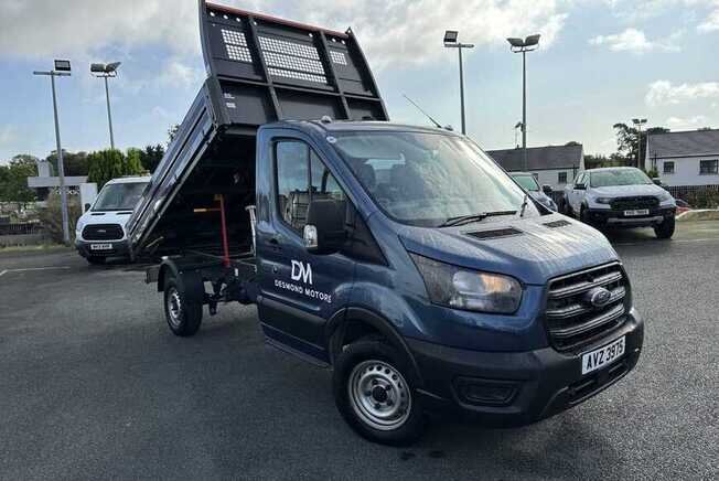 Ford Transit SINGLE CAB TIPPER ONE STOP SHOP BODY CHROME BLUE  DELIVERY MILES