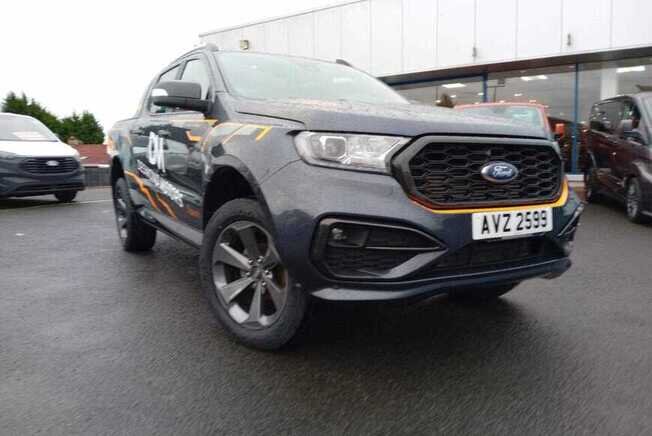 Ford (LCV) Ranger MS-RT 2.0L 213PS WITH ELECTRIC ROLLER SHUTTER TOW BAR DEPLOYABLE SIDE STEPS 20" OZ WHEELS